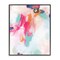 Stupell Industries Pink & Blue Paint Strokes Framed Giclee Wall Art Design by Viggo Johansen